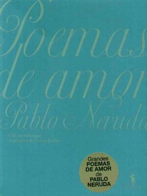 cover image of Poemas de Amor--Pablo Neruda